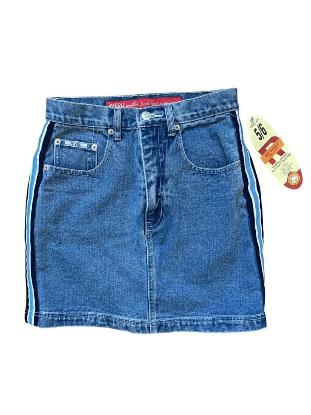 Y2K Revolt denim mini skirt